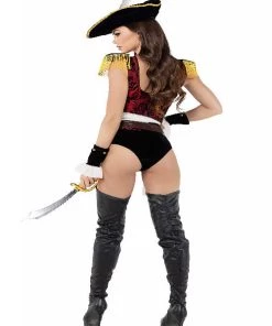 Roma 7pc Playboy High Sea Pirate Costume