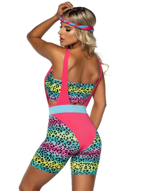Leg Avenue Cardio Cutie 80's Costume 3 Leg Avenue Cardio Cutie 80's Costume