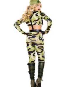 Music Legs Commando Soldier Womens Costume