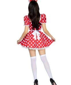 Leg Avenue Polka Dot Dress With Headband Costume 8 Leg Avenue Polka Dot Dress With Headband Costume