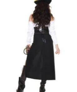 Music Legs Ladies Pirates Adventurous Captain Women Costume