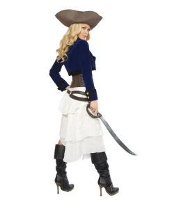 Roma Ladies Pirates Deluxe Colonial Pirate Costume
