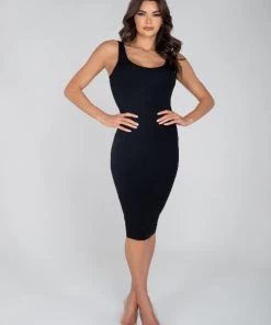 Roma Dresses Classic Midi Bodycon Dress