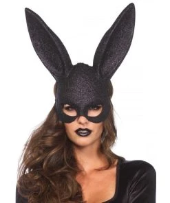 Leg Avenue Glitter Masquerade Rabbit Mask Face Mask