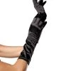 Leg Avenue Gloves & Arm Warmers Satin Elbow Length Costume Gloves