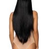 Leg Avenue 33 Inch Long Straight Center Part Wig Wigs