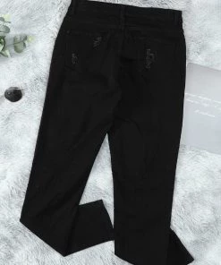 Trendsi Leopard Patch Skinny Jeans