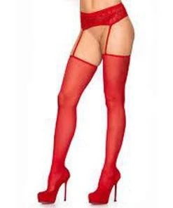 Leg Avenue Opal Garter Belt Sheer Stockings