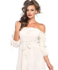 Leg Avenues Gauze Peasant Dress With Tie Up Details Design Your Own Costumes