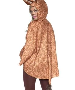 Leg Avenue Giraffe Poncho Animal Costume With Hood 6 Leg Avenue Giraffe Poncho Animal Costume With Hood