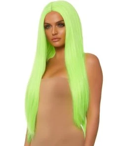 Leg Avenue 33 Inch Long Straight Center Part Wig Wigs
