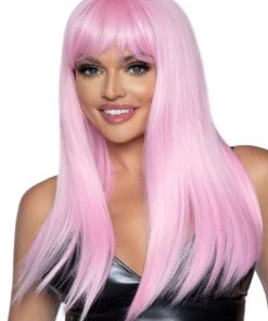 Leg Avenue Wigs 24 Inches Long Straight Bang Wig
