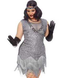 Leg Avenue 2 PC Roaring Roxy Costume 9 Leg Avenue 2 PC Roaring Roxy Costume