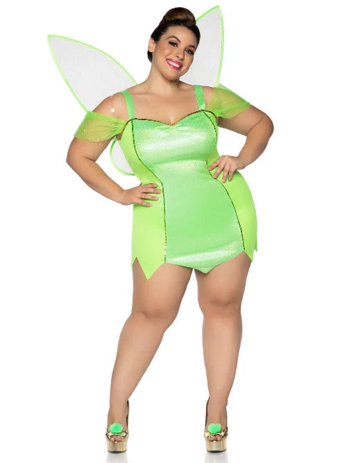 Leg Avenue 4-Piece Curvy Pretty Pixie Costume 5 Leg Avenue 4-Piece Curvy Pretty Pixie Costume