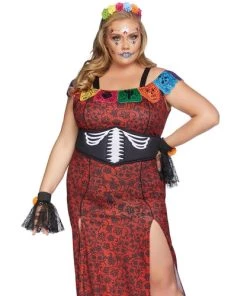 Leg Avenue Deluxe Day Of The Dead Beauty Costume