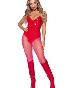 Leg Avenue Multicolor Vinyl Boned Bodysuit Design Your Own Costumes