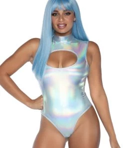 Leg Avenue Spandex Keyhole Bodysuit Teddy And Bodysuits