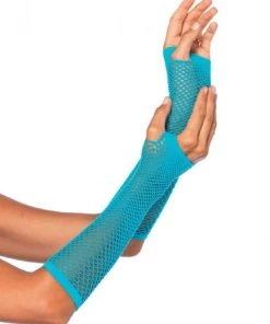 Leg Avenue Gloves & Arm Warmers Triangle Net Fingerless Arm Warmer Gloves