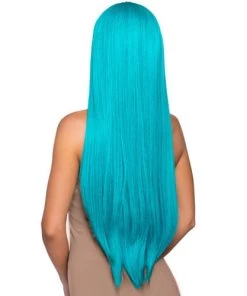 Leg Avenue 33 Inch Long Straight Center Part Wig Wigs
