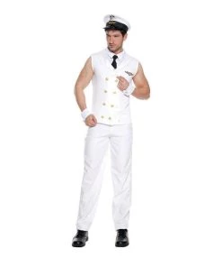 Music Legs Mens Military & Uniforms Airline Pilot Mens Costume