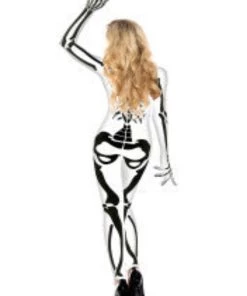 Musiclegs Spooky Skeleton Bodysuit Women Costume 10 Musiclegs Spooky Skeleton Bodysuit Women Costume