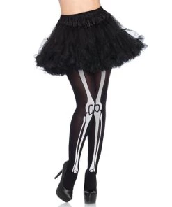 Leg Avenue Halloween And Holiday Hosiery Skeleton Bone Women's Tights