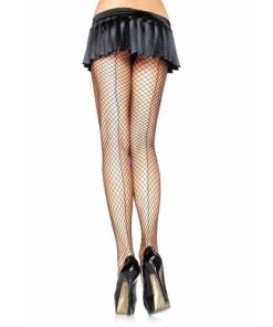 Leg Avenue Rochelle Industrial Net Backseam Tights Net & Lace Tights
