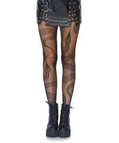 Leg Avenue Snake Net Tights Net & Lace Tights