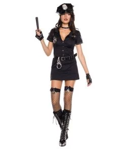 Music Legs Military & Uniforms Dirty Cop Womens Costume