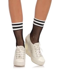 Leg Avenue Stella Fishnet Athletic Ankle Socks