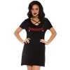 Legavenue Fangtastic Crossover Jersey Dress With Pockets