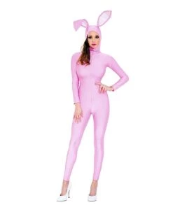 Music Legs Playfully Pink Bunny Costume