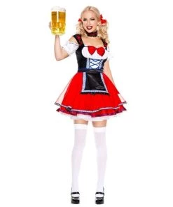 Music Legs Oktoberfest Beer Babe Costume