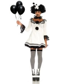Leg Avenue Circus & Clowns Pierrot Clown Costume