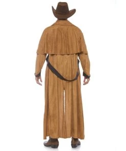 Leg Avenue Mens Classic Fun Faux Suede Western Coat Costume