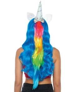 Leg Avenue Magical Unicorn Headband With Rainbow Wig Mane Best Selling Products