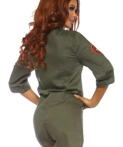 Leg Avenue Top Gun Romper Flight Suit