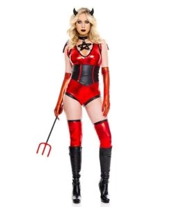 Music Legs Malicious Devil Womens Costume Witches Vampire And Devils