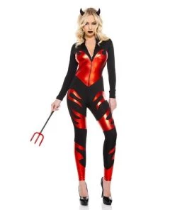 Music Legs Sizzling Devil Costume