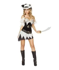 Roma Sexy Shipwrecked Sailor Costume Ladies Pirates
