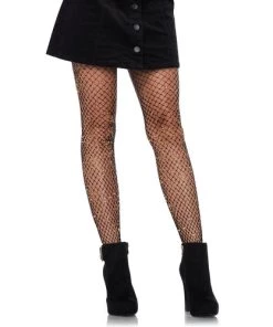 Leg Avenue Net & Lace Tights Suzy Shimmer Industrial Net Tights