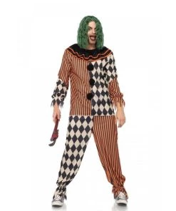 Leg Avenue Men's Creepy Circus Clown Costume