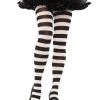 Leg Avenue Sheer Opaque Tights Darby Striped Opaque Tights
