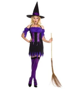 Music Legs Devious Witch Womens Costume Witches Vampire And Devils