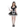 Music Legs Flowery Lacy French Maid