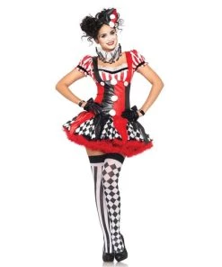 Leg Avenue Circus & Clowns Harlequin Clown Costume