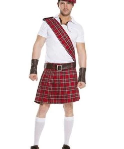 Music Legs Traditional Scottish Man Costume Mens Classic Fun