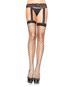Leg Avenue Naomi Net Garter Belt Stocking Garterbelt Stockings And Suspender Hose