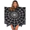 Leg Avenue Capes And Hoods Gothic Glitter Spider Web Costume Poncho