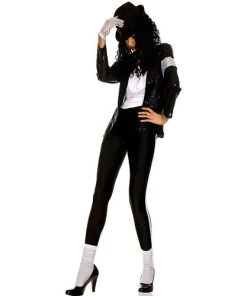 Music Legs The Gloved Billie Jean Costume Oldies Time Period